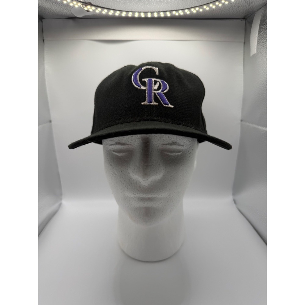 MLB Colorado Rockies Size 7 1/4 New Era 59FIFTY Fitted Hat Authentic On-Field